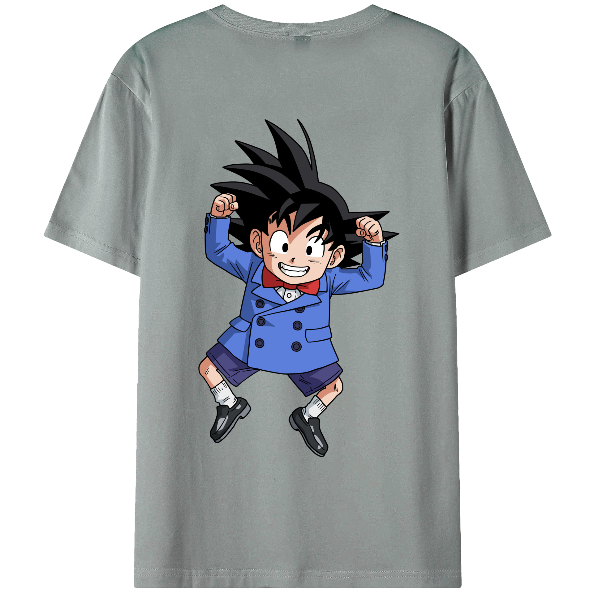 （画像用） ドラゴンボール 孫悟空（そん ごくう）Son Goku カカロット DRAGON BALL Kakarotto 綿100％ メンズ半袖Tシャツ（バックプリント） 通気性